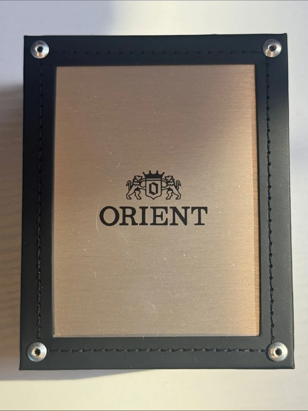 NEW Orient Bambino V4 Green Dial Automatic Watch TAC08002F0 Rose Gold Men’s - Picture 7 of 9